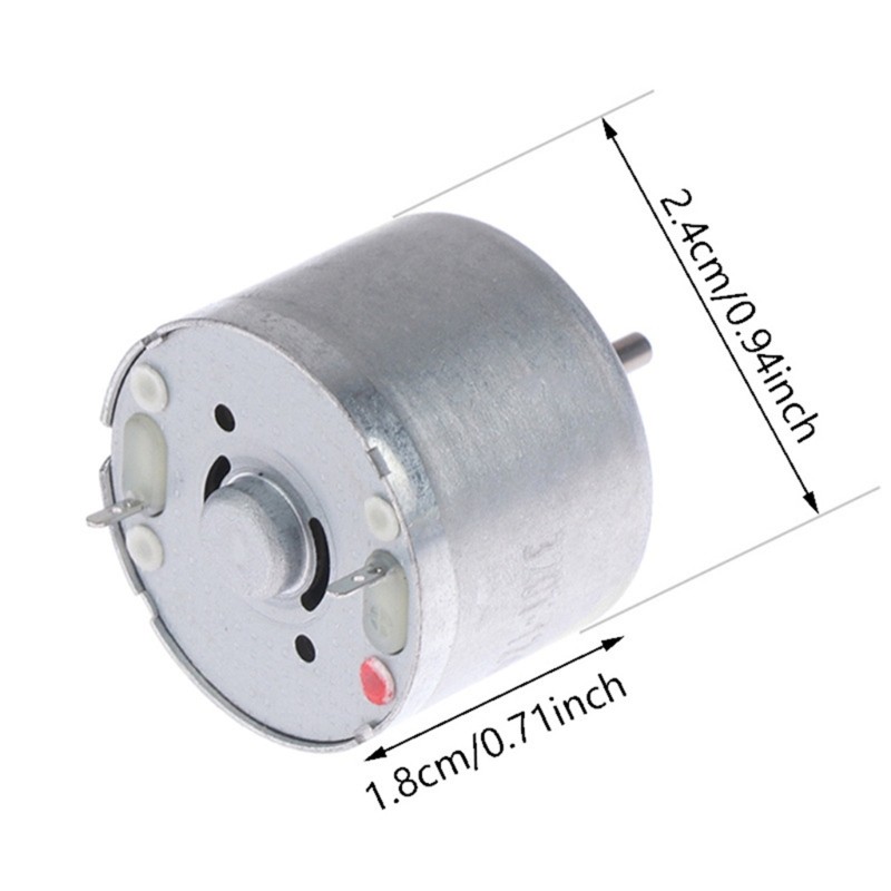 6V Electric MicroMotor 24Mm For Continuous Operation In Various Setting