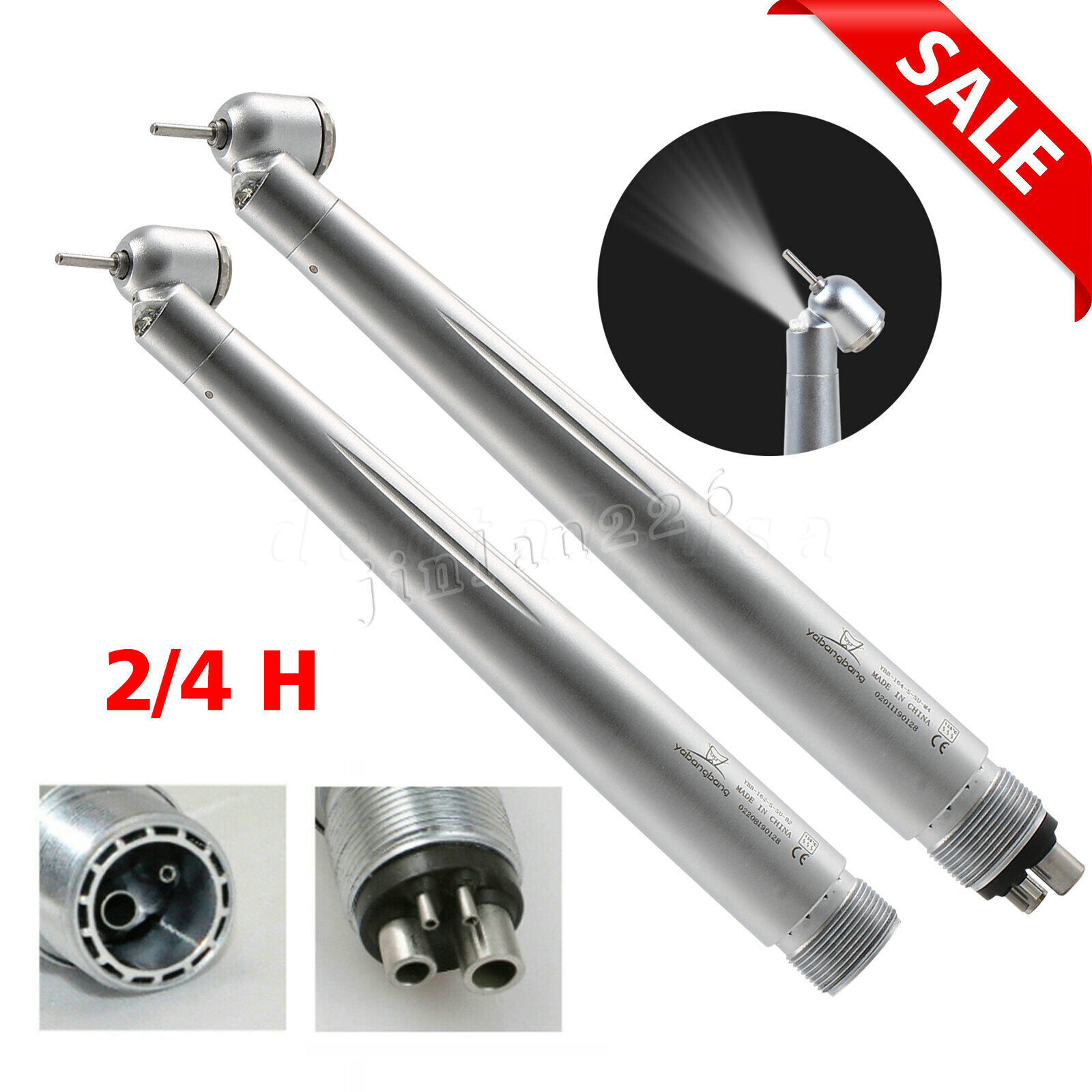 45°Angle Dental LED PANA MAX High Speed Handpiece Fit for NSK type Mini Turbine