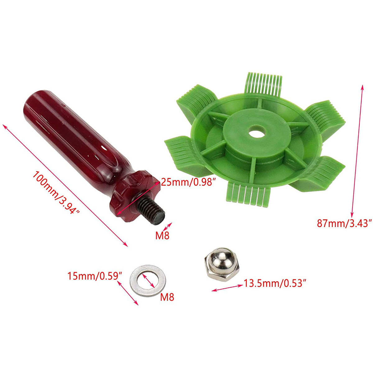 Air Conditioner Fin Comb Condenser&Radiator Fin Straightener Cleaner Repair Tool
