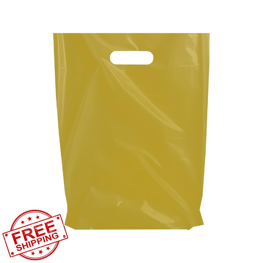 MMSBAGS Green Gold 12×15″ Bags 100 ct