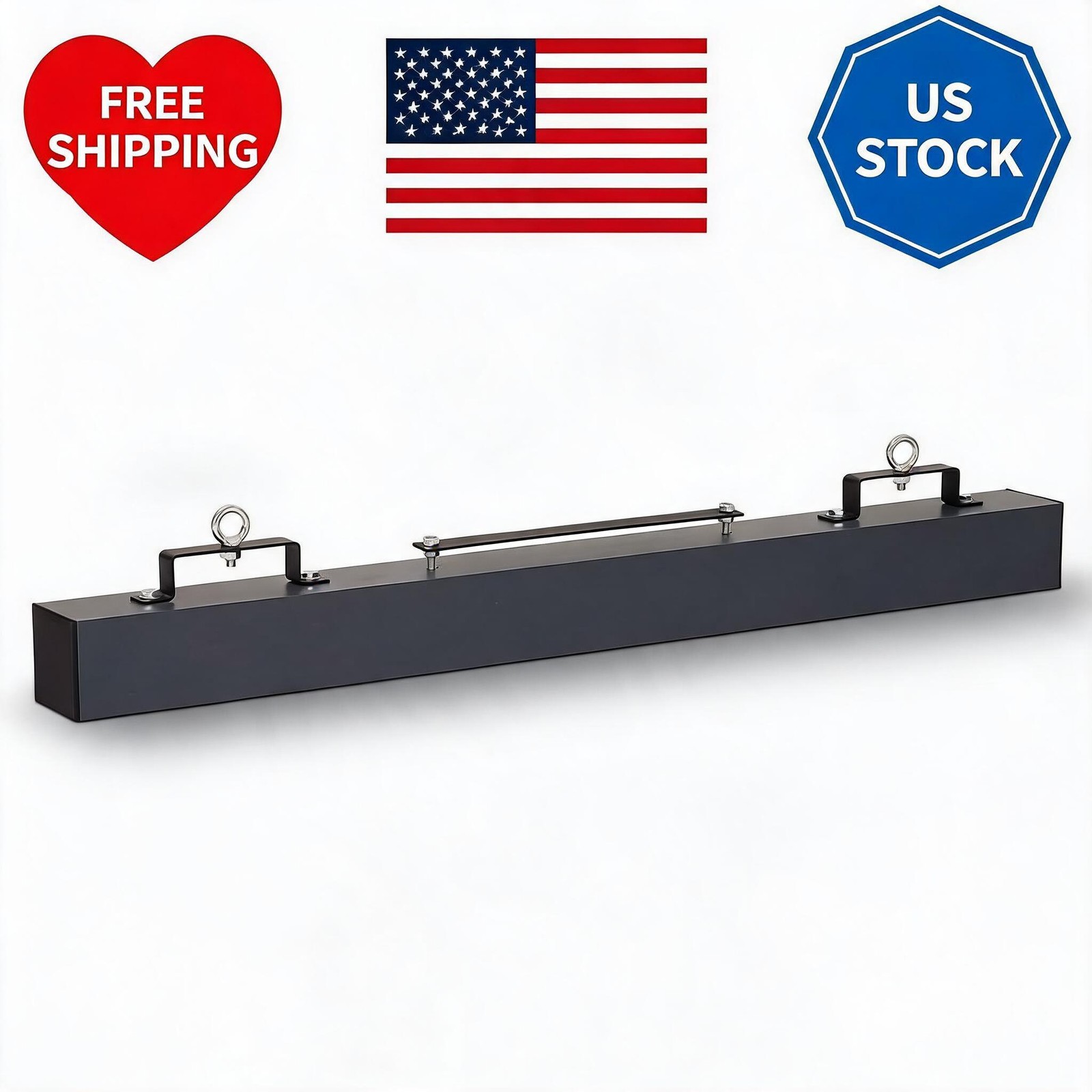 60 Inch Magnetic Pickup Sweeper, 150Lbs Hanging Construction Magnet Sweeper