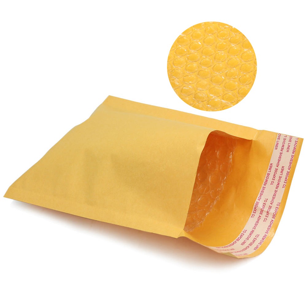 All Sizes Kraft Bubble Mailers Self-Seal Padded Shipping Envelopes 25/50/100Pack
