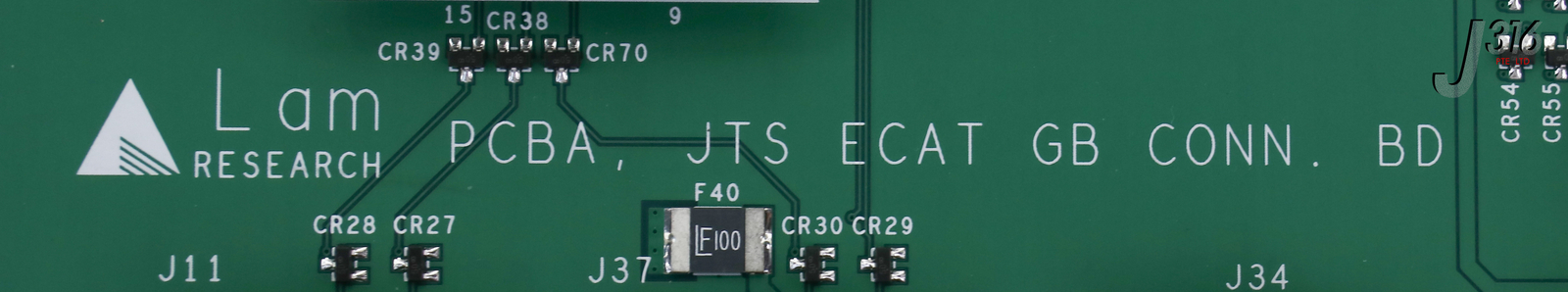 24840 LAM RESEARCH PCB, PCBA, JTS ECAT GB CONN. BD 810-240888-002