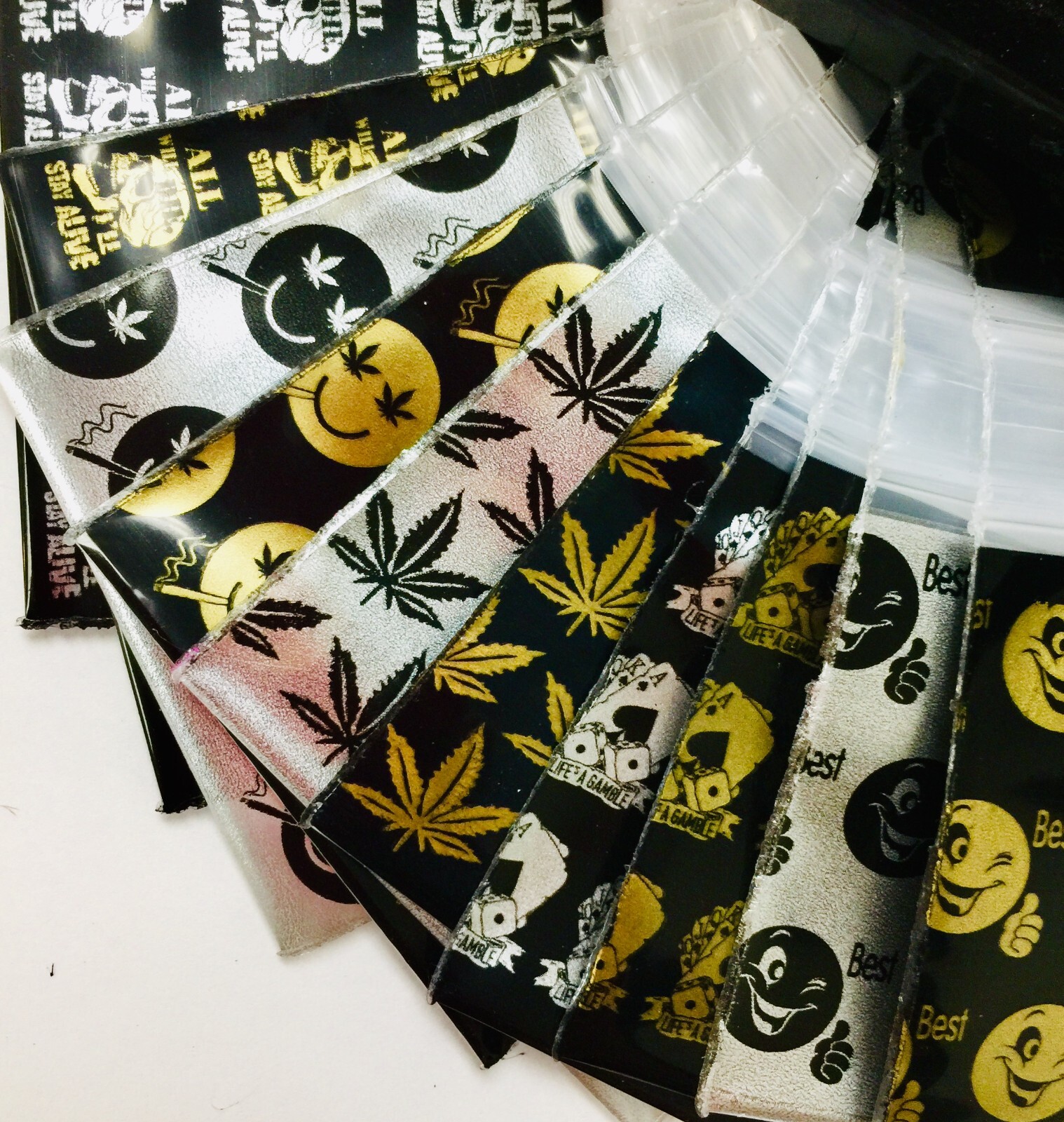 BaggiesSince1987 – ZIPSEAL BAGS PRE-MIX 25-50 DESIGN / 16 SIZE CHOOSE ?Detail?