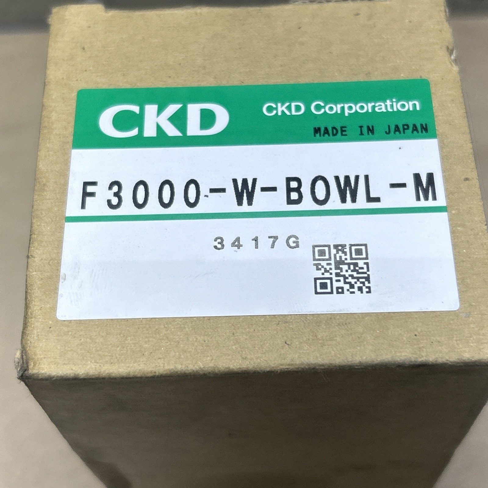 CKD CORP F3000-W-BOWL-M / F3000WBOWLM (BRAND NEW IN OPEN BOX)