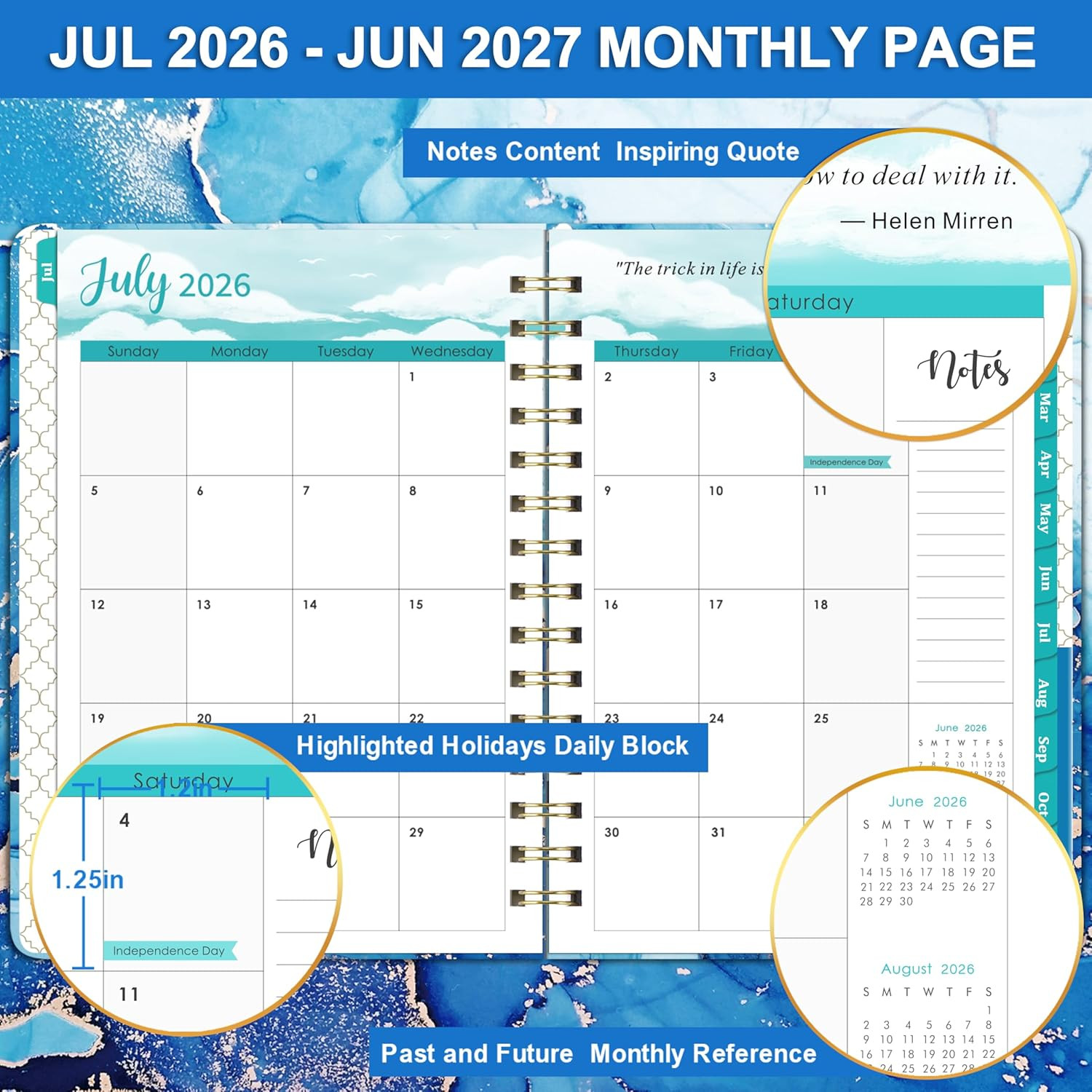 Planner 2026-2027 – Academic Planner 2026-2027, July 2026 – June 2027 Weekly and