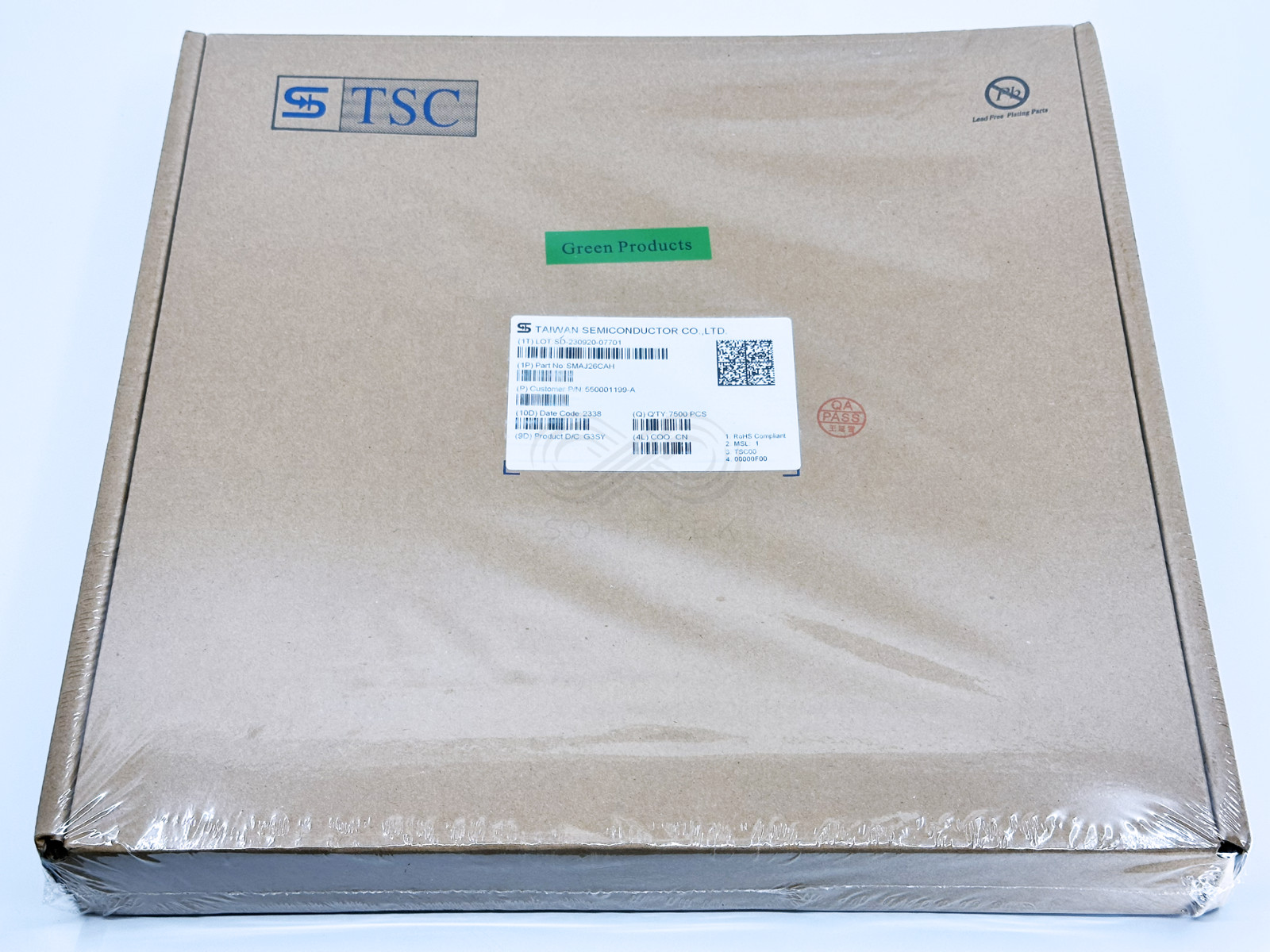 100PCS SMAJ26CAH Taiwan Semiconductor 400W 26V Bidirectional TVS Diode DO-214AC