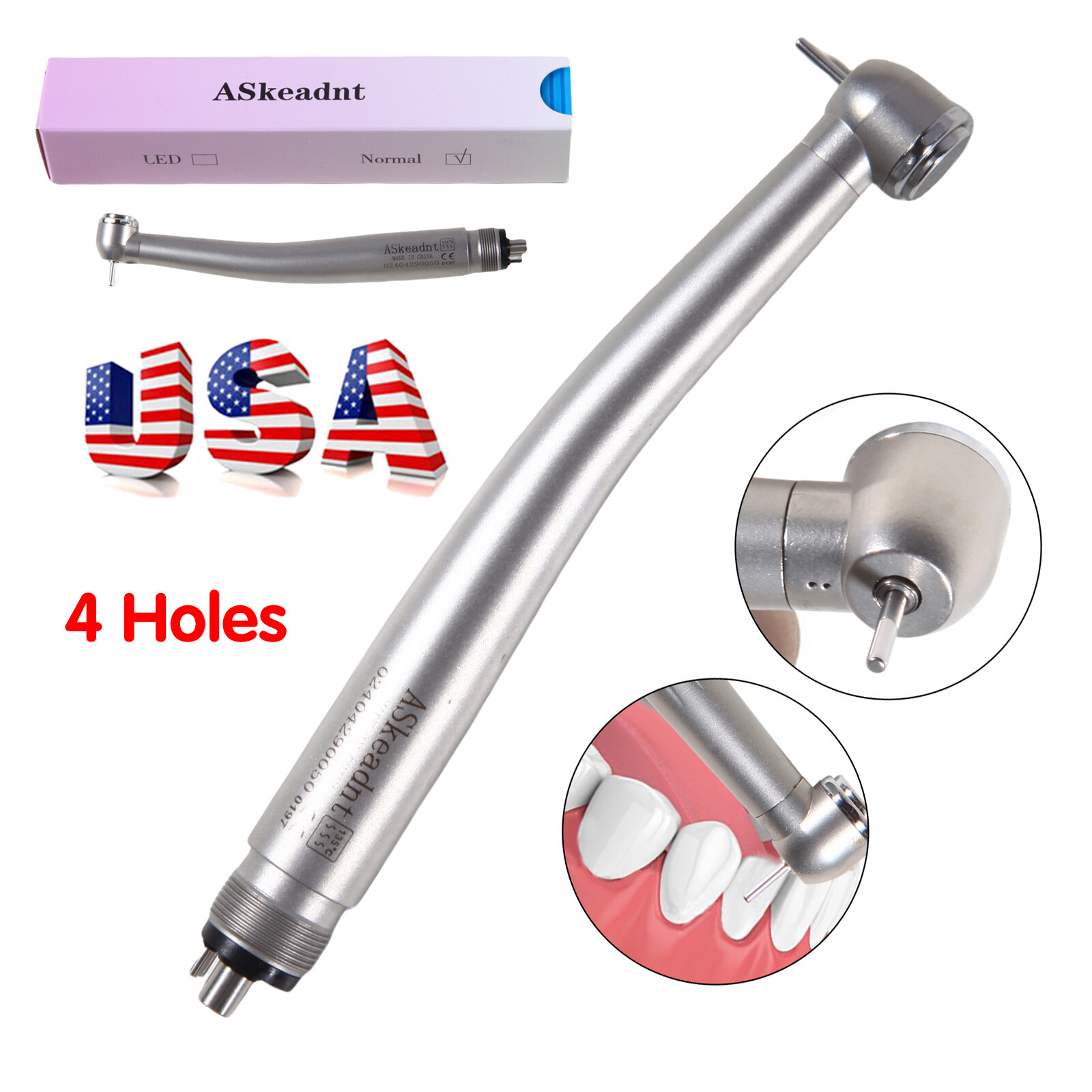 NSK Style Pana-Max Dental High Speed Turbine Handpiece 4 Hole Midwest 4 holes