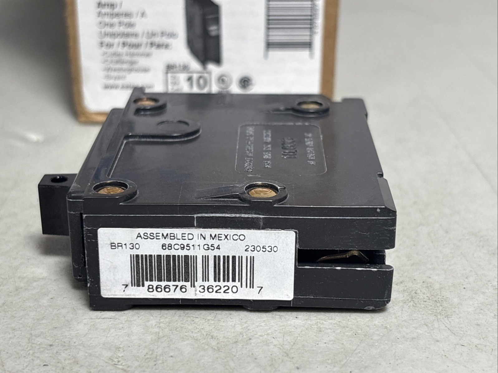 (10) EATON BR130 Circuit Breakers 30 AMP One (1) Pole Type BR – New Box of 10