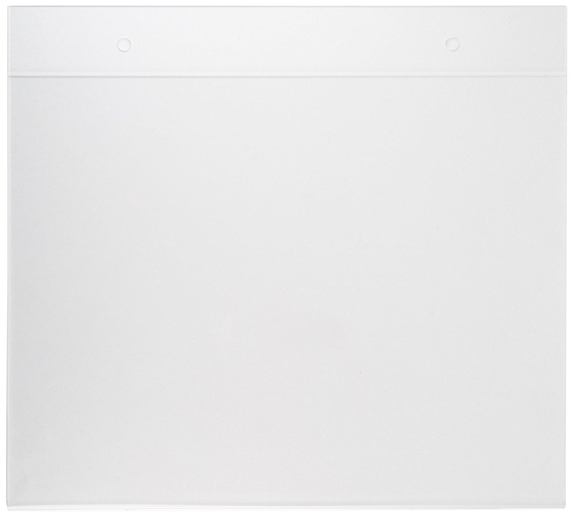 Dazzling Displays 5 Clear 11″ x 8-1/2″ Wall Mount Sign Holders