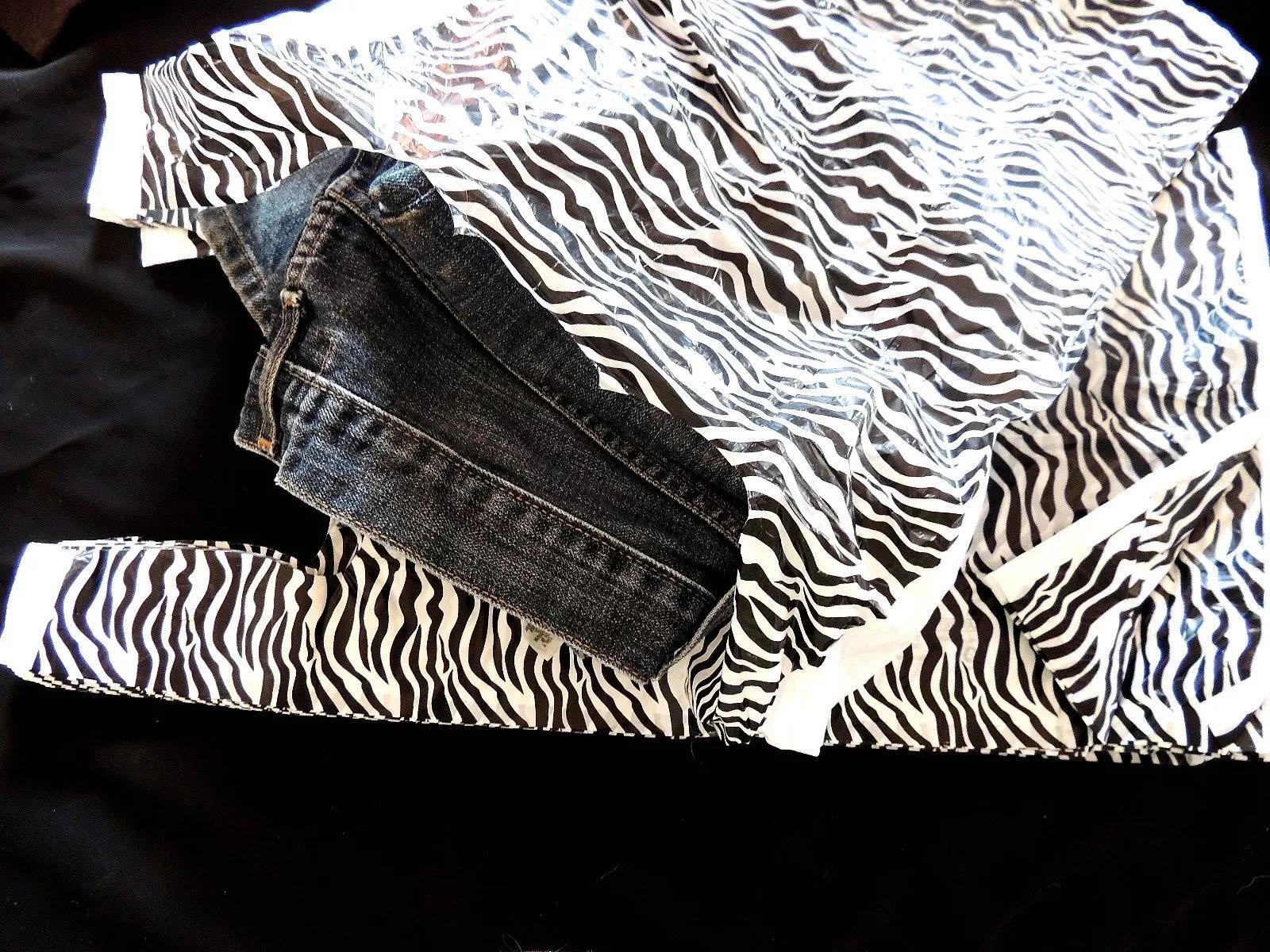 Leopard, Zebra T-Shirt Bags with Handles, 8x5x16″ & 11x6x21 Cute Animal Print Fa