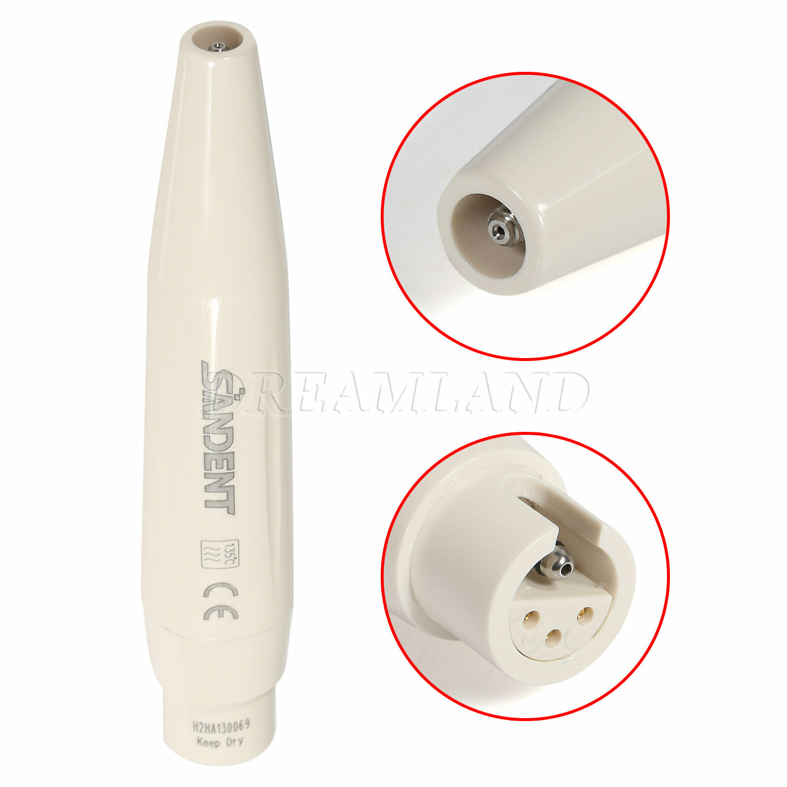 5 SANDENT Dental Ultrasonic Scaler Handpiece Fit SATELEC DTE 135°C Autoclavable