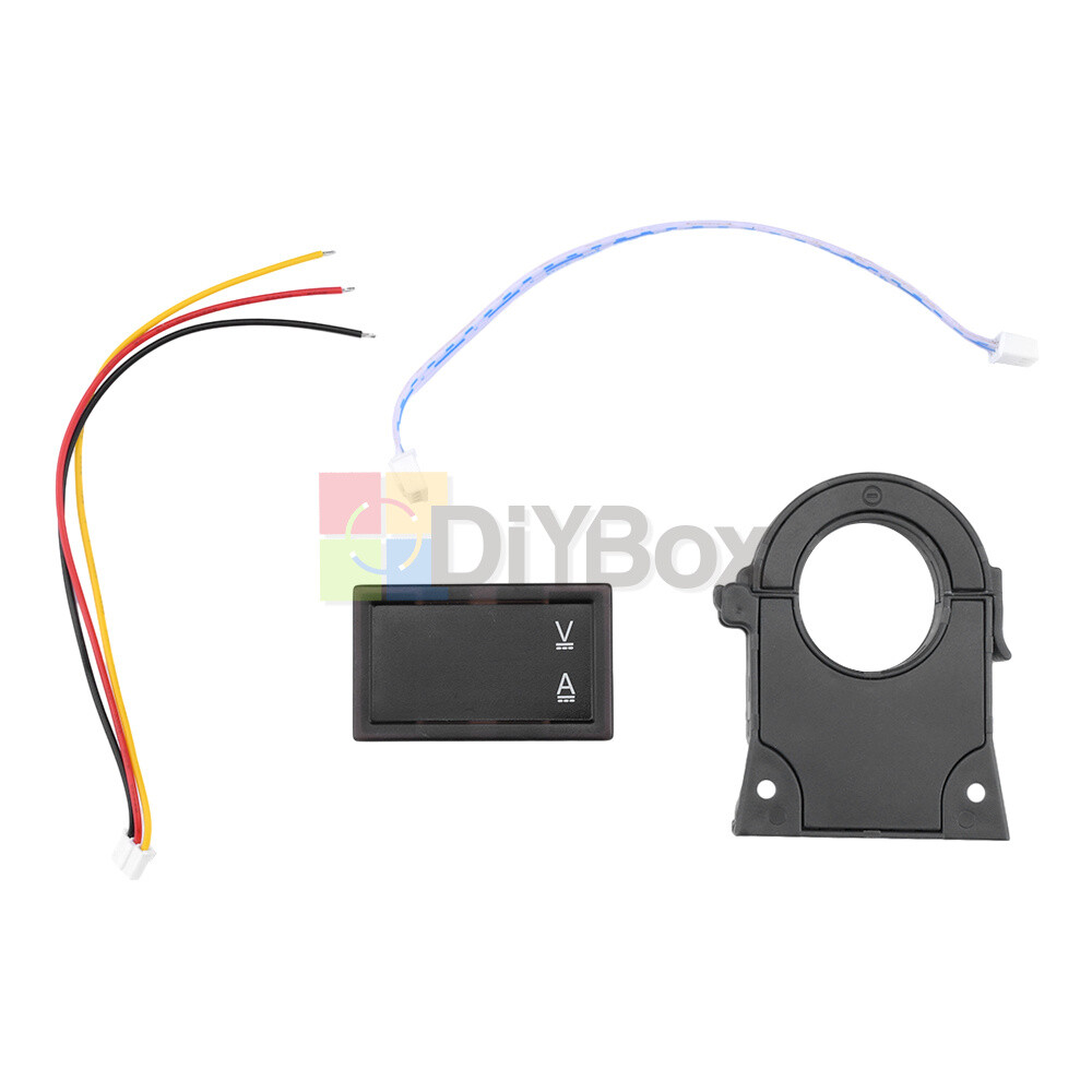 DC0-300V 50/100/200/400A Digital Current Voltage Meter Hall Ammeter Voltmeter