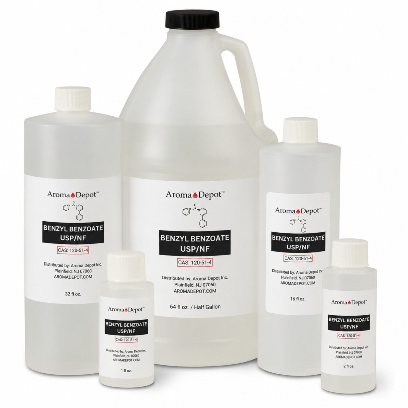 Benzyl Benzoate 16 oz. USP/NF Wholesale Cas: 120-51-4 Bulk for Aroma, Cosmetics