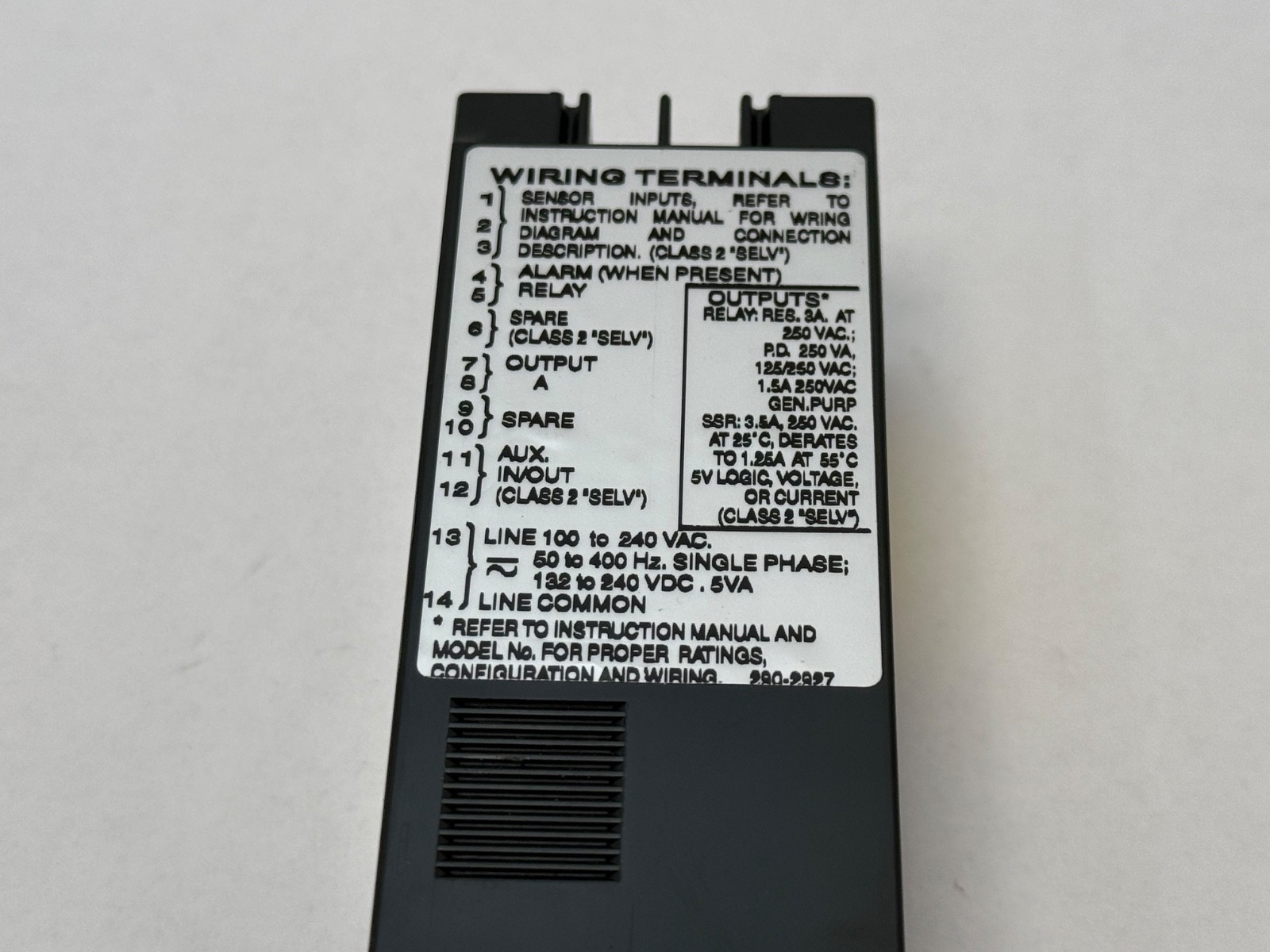 Love-Controls 140JD-2102 Panel Mount Temperature Controller 0-120°F 140JD2102