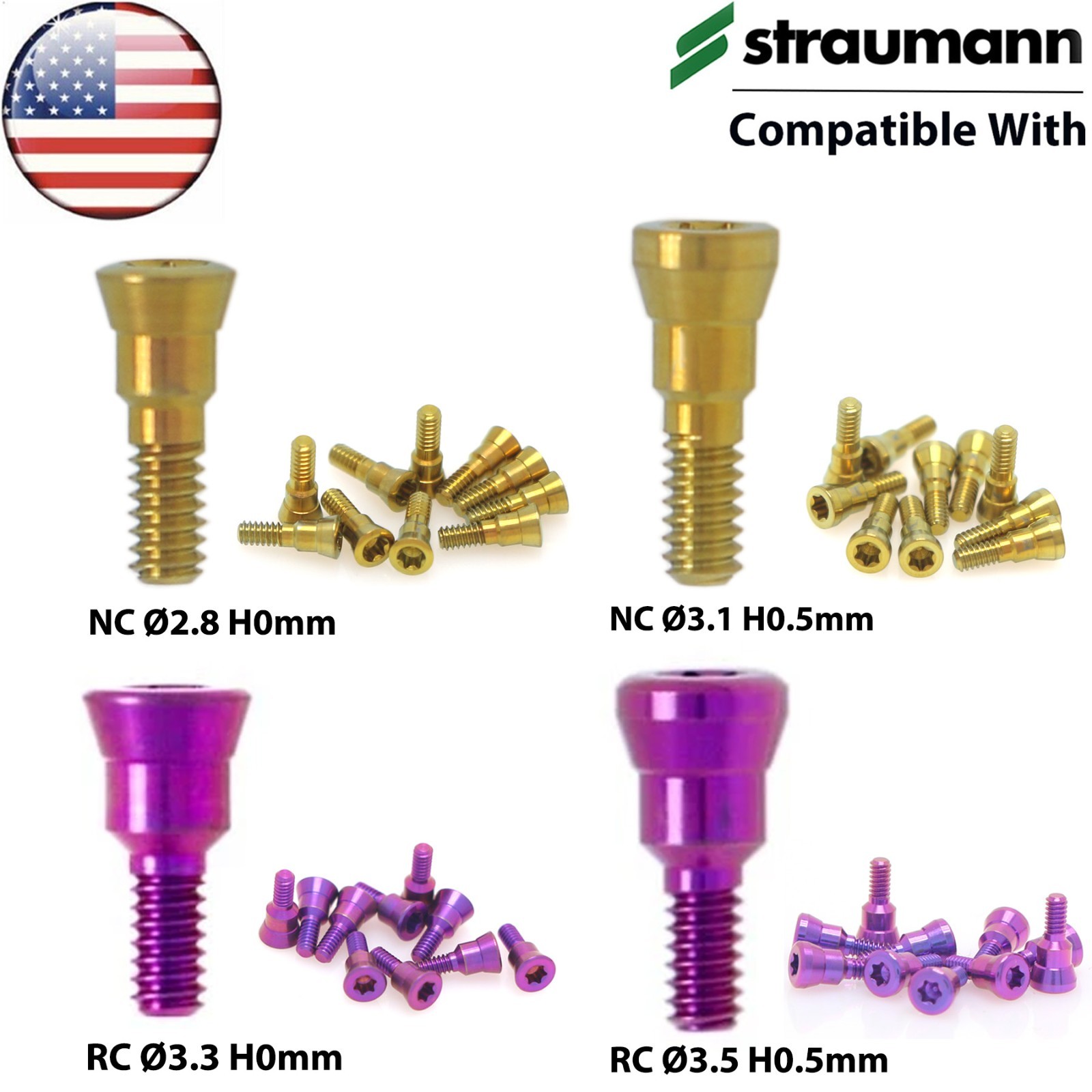 US Implant Transfer Open Close Tray Fit Straumann ITI Healing Abutment for Lab