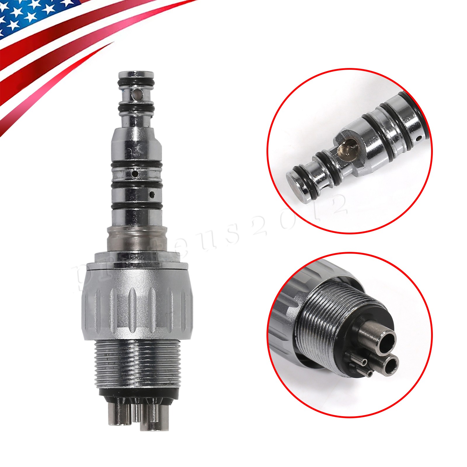 1-5 Yabangbang Dental High Speed Turbine / LED Handpiece fit KaV Coupler 4HOLE
