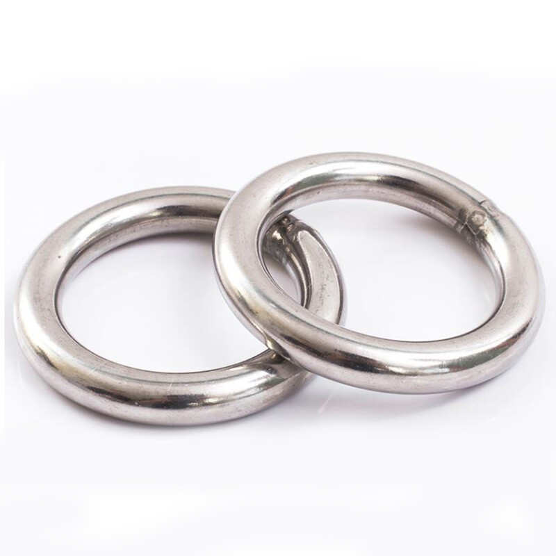 304 Stainless Steel Round Rings Solid Welded Metal O Ring 20mm 30mm 40mm – 100mm
