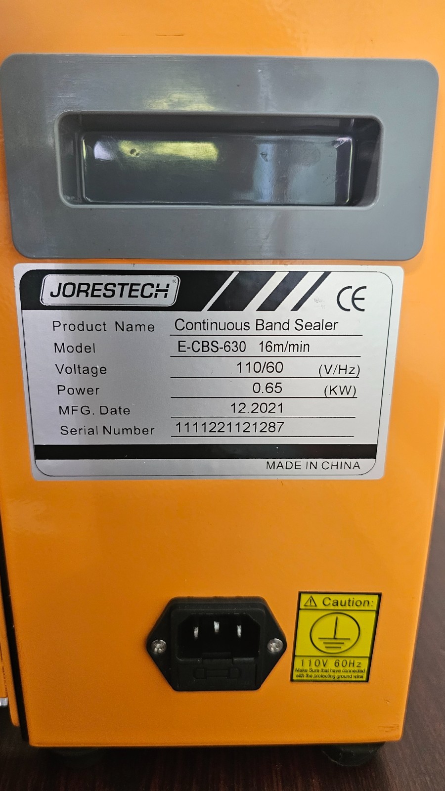 E-CBS-630 Continuous Band Sealer Horizontal/Vertical Operation + Extras
