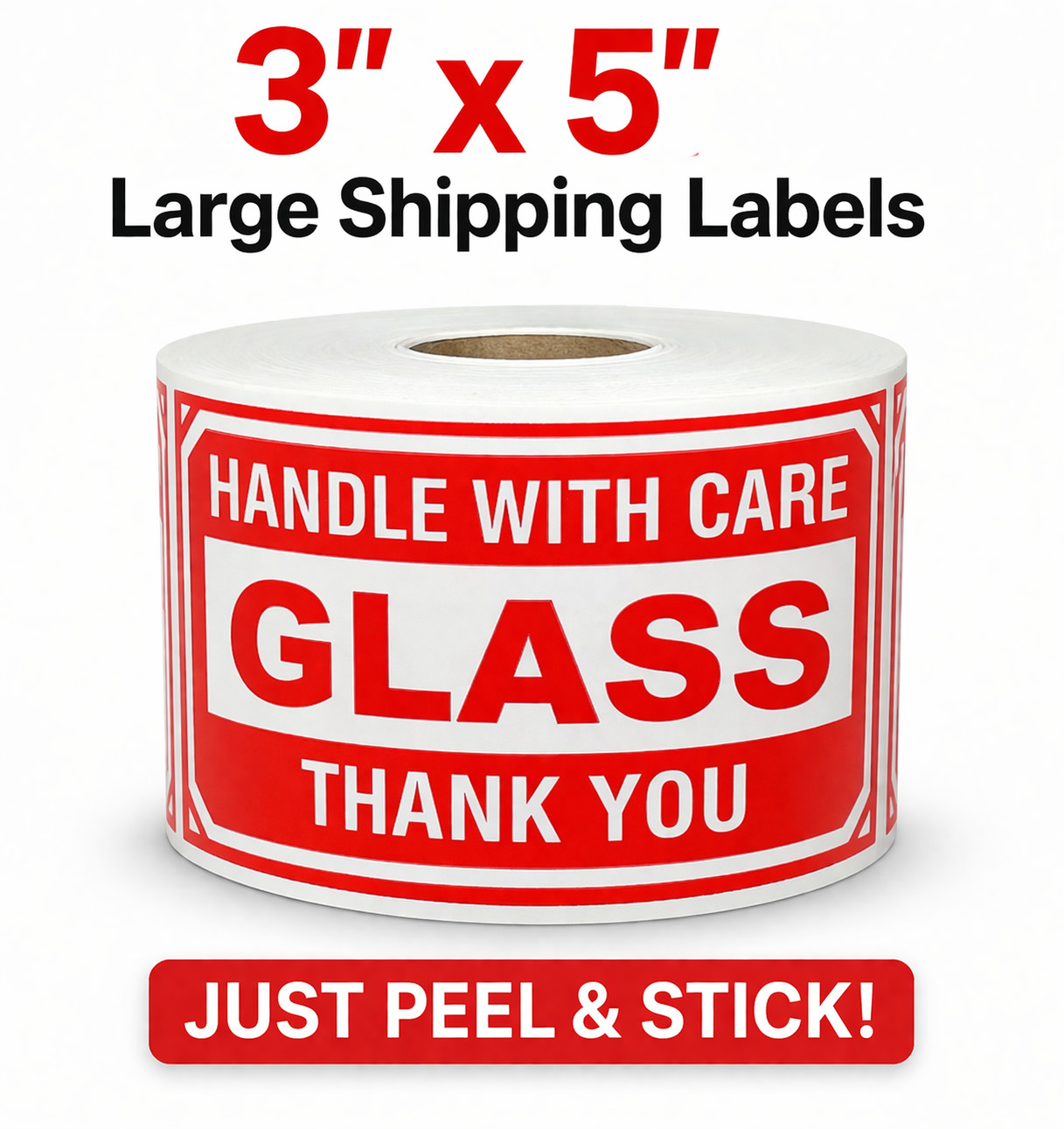 Shipping Labels- 3X5 Delicate Instruments 500 labels per roll, 1-16 Rolls