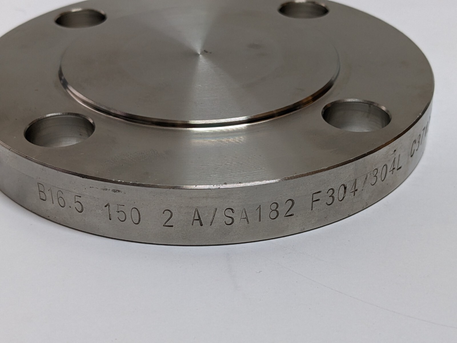 2″ FTC Blind Flange 150 A/SA182 304 Stainless Steel Made in Vietnam (NEW).