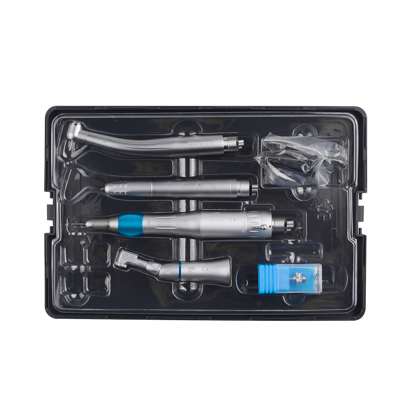 NSK Type Dental PANA MAX LED High Speed Handpiece+Air Scaler+EX203C Low Speed CE