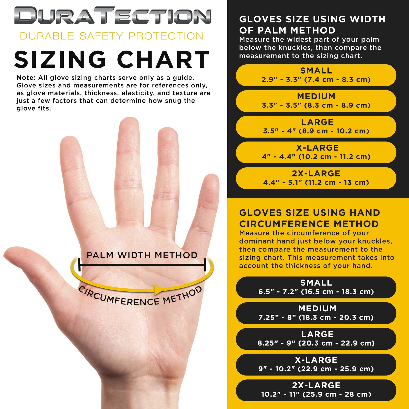 Dura-Gold HD Black Nitrile Disposable Gloves, Box of 100, Size XX-Large, 6 Mil