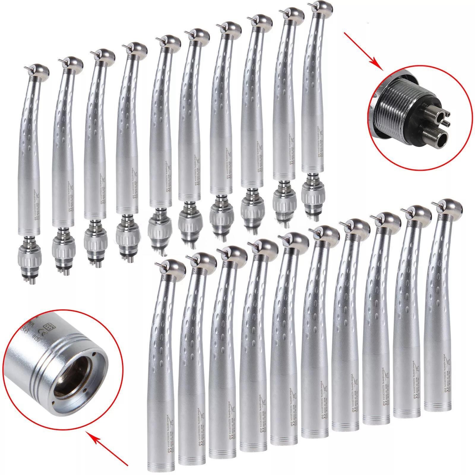 1-10 YABANGBANG Dental High Speed Handpiece / +4Hole Swivel Coupler For KaV GD4