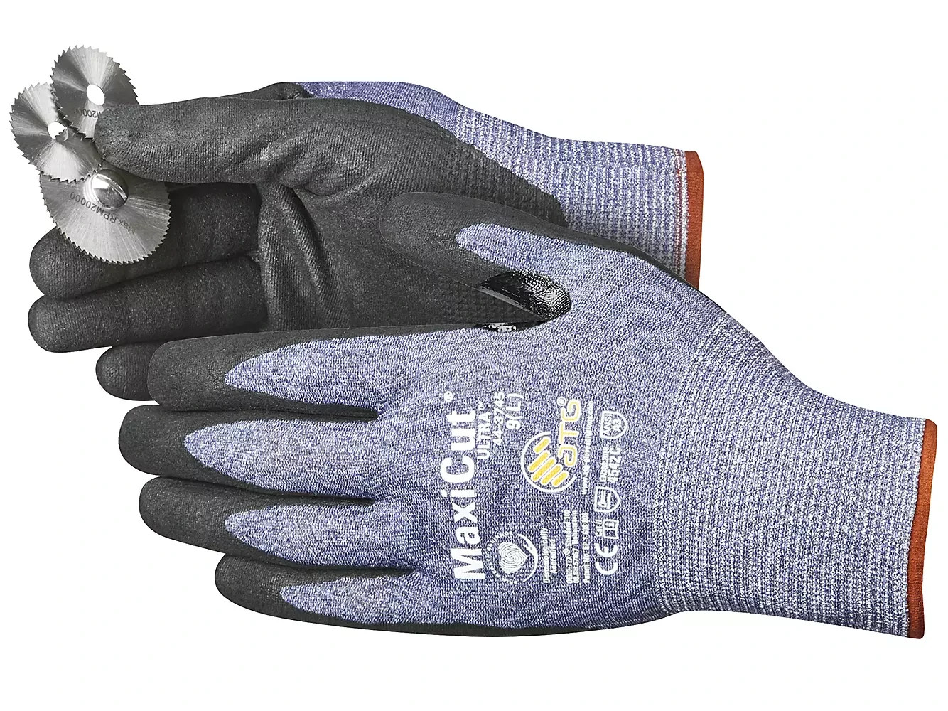 PIP MaxiCut Ultra Seamless Knit Glove w/ Nitrile Coated MicroFoam Grip, 44-3745