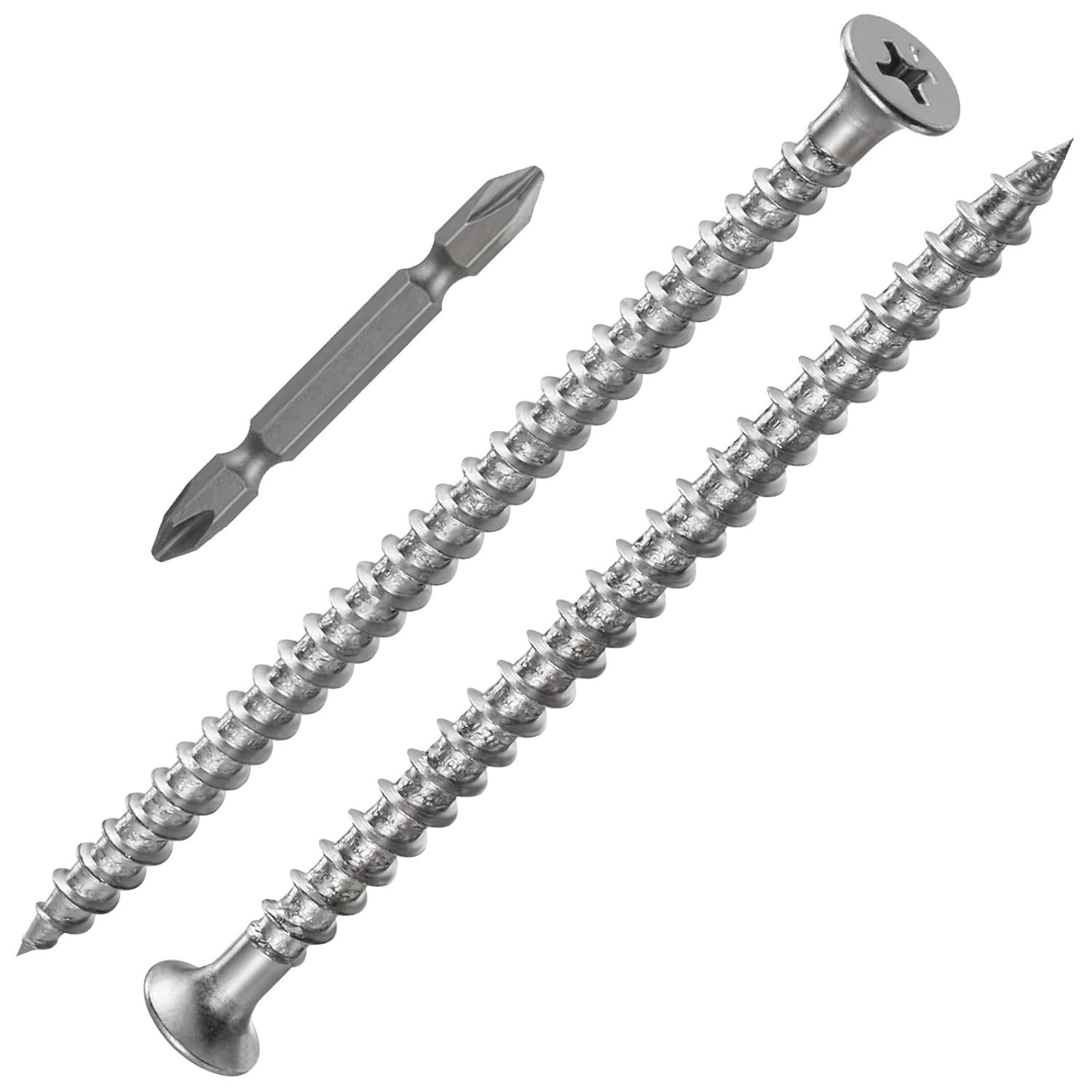 1 pounds#8X3″410 Stainless Steel Fastener Drywall Screws-Phillips with coarse…