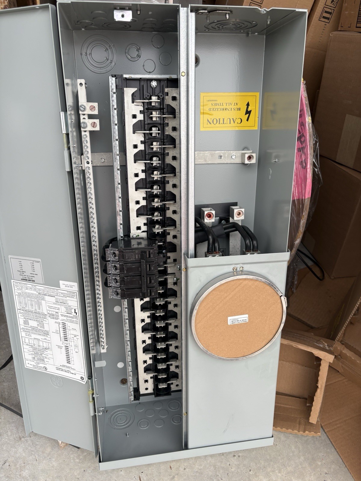 GE TSM2020CFCU Semi Flush/Combination Meter Socket Load Center 200A NEW Nema 3R