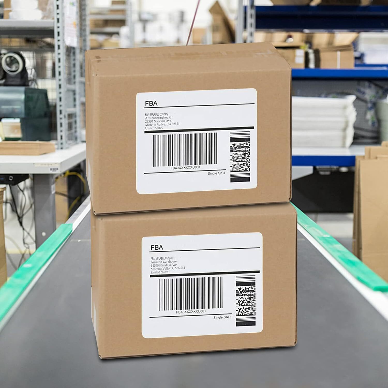 3 1/3″ x 4″ Address Shipping Labels Laser Ink Jet Self Adhesive 6 Per Sheet 6-UP