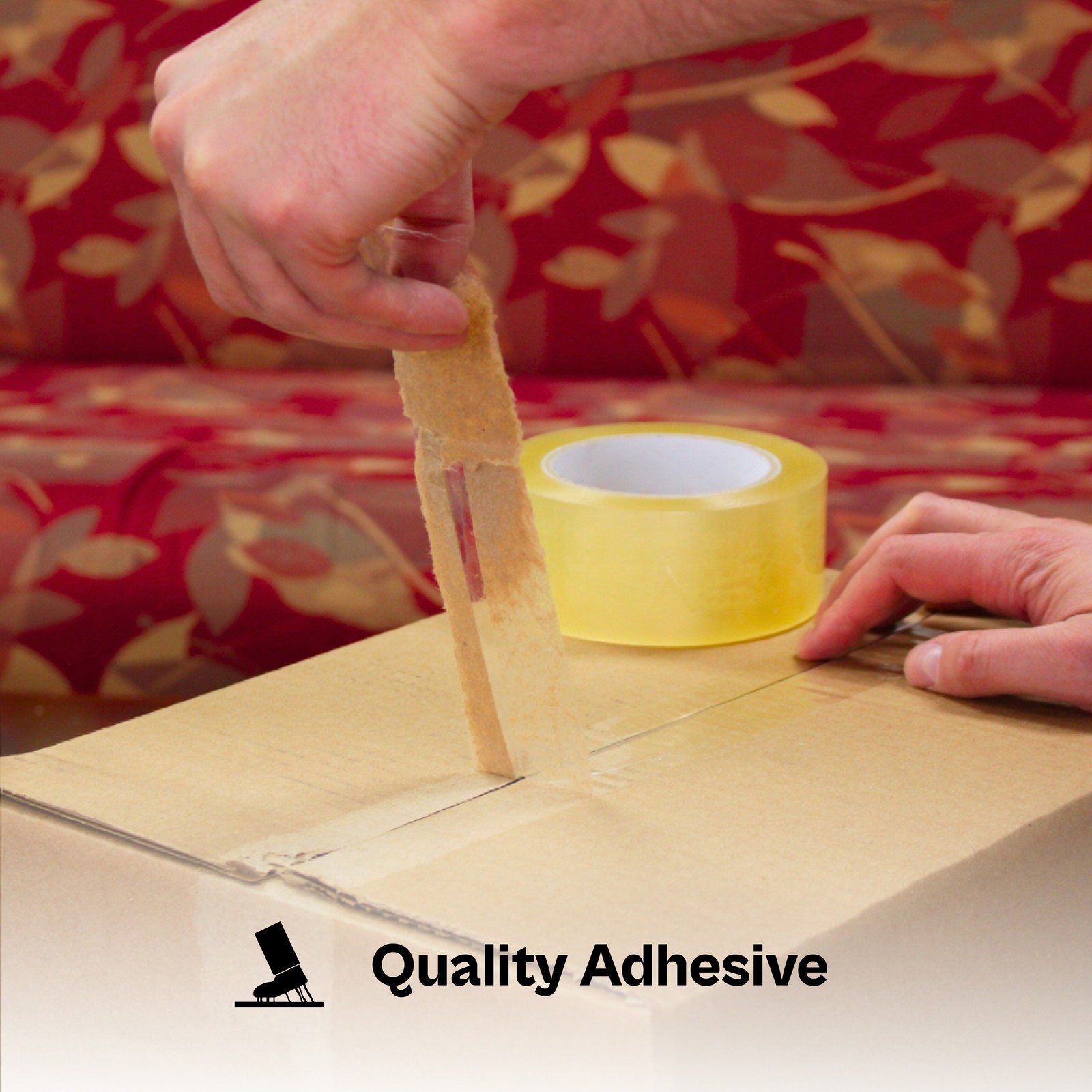 36 ROLLS Clear Packing Tape – 2 INCH x 100 Yards (300 ft) Carton Sealing Package