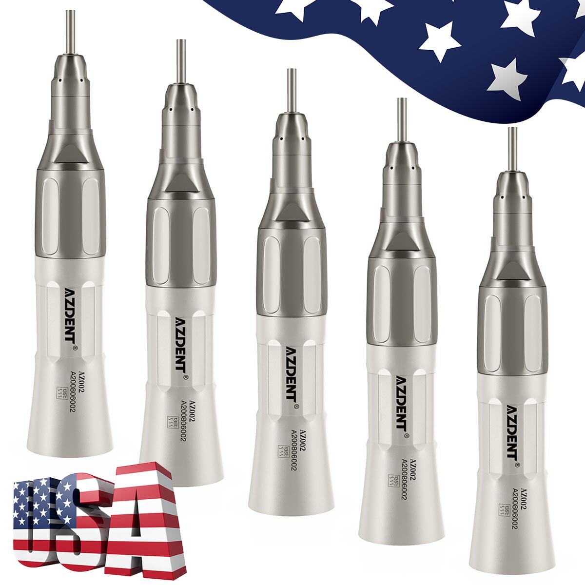 Joydental Dental Straight Handpiece 1:1 Low Speed Nose External Water Handpiece