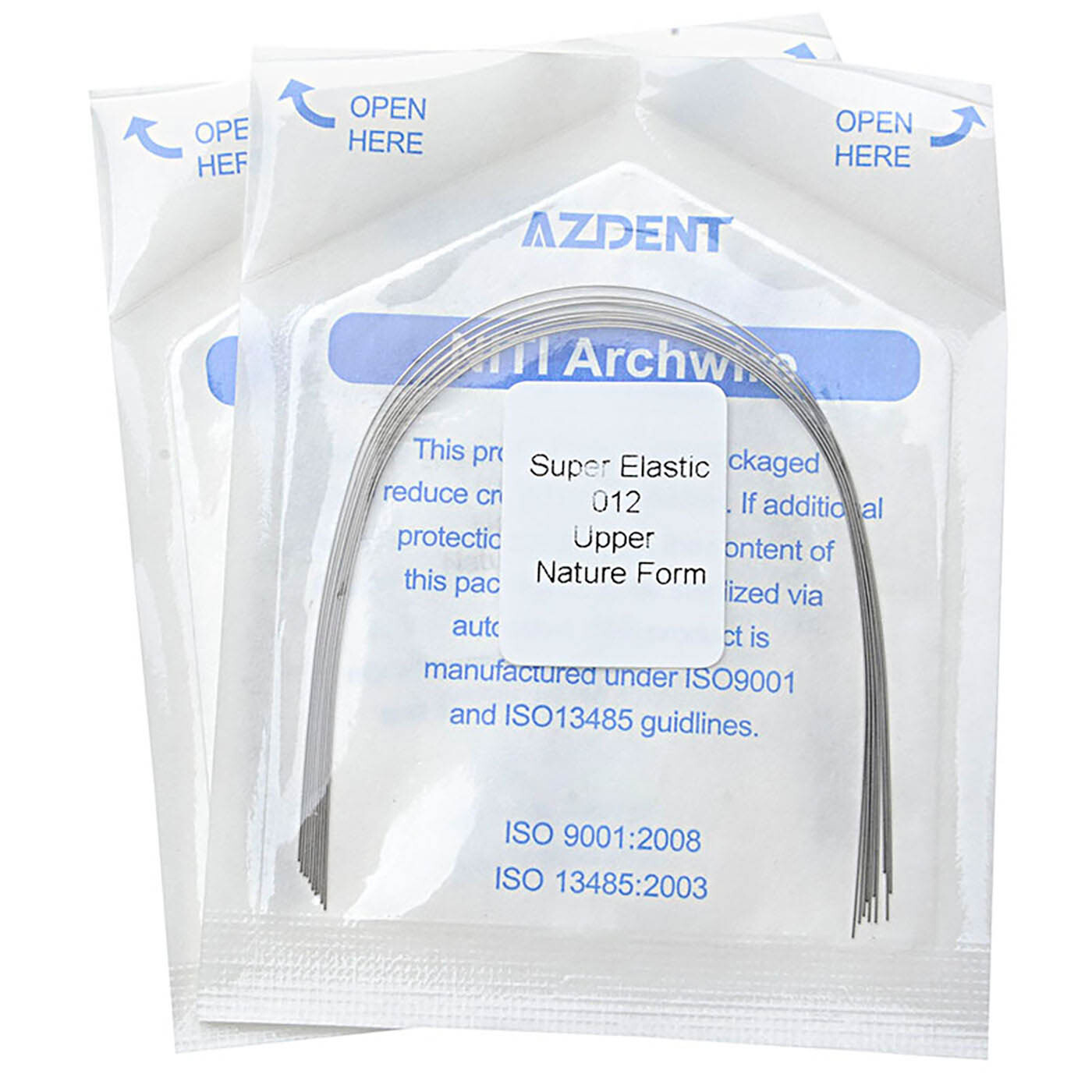 AZDENT Dental Orthodontic Niti Super Elastic Arch Wire Round Nature Form 012-020