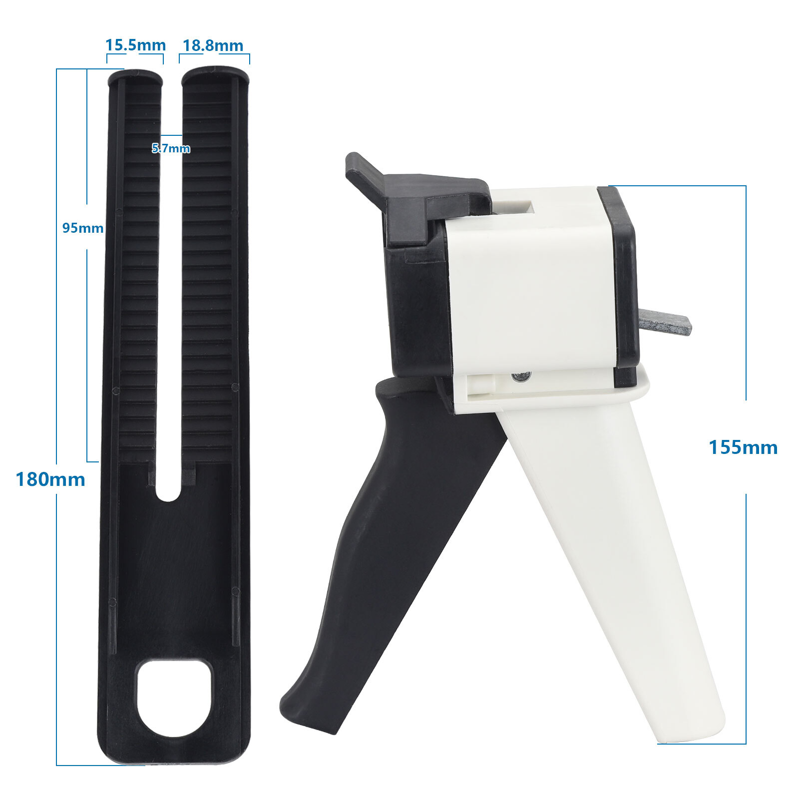 Impression Mixing Gun Cartridge Dispenser for VPS PVS Dental Materials 1:1/2:1