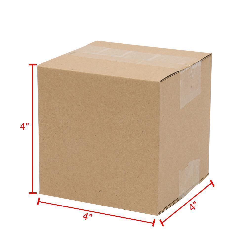 100 4x4x4 PREMIUM Cardboard Mailers Mailing Packing Shipping Boxes 4 x 4 x 4