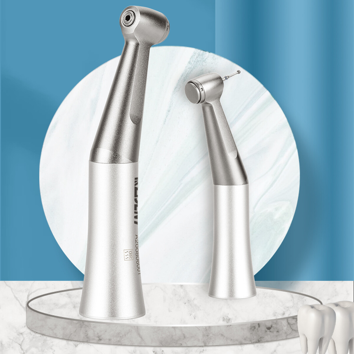 Joydental Dental Low Speed Contra Angle Handpiece Push For FG 1.6mm Burs E-type