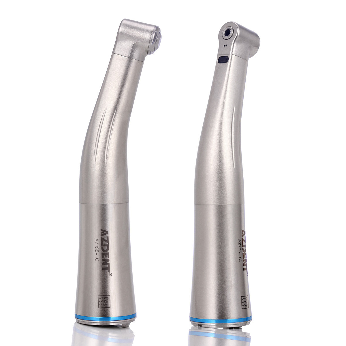 1:1 Fibra Óptica Pieza de Mano Dental Baja Velocidad LED Contra Angulo Empuje