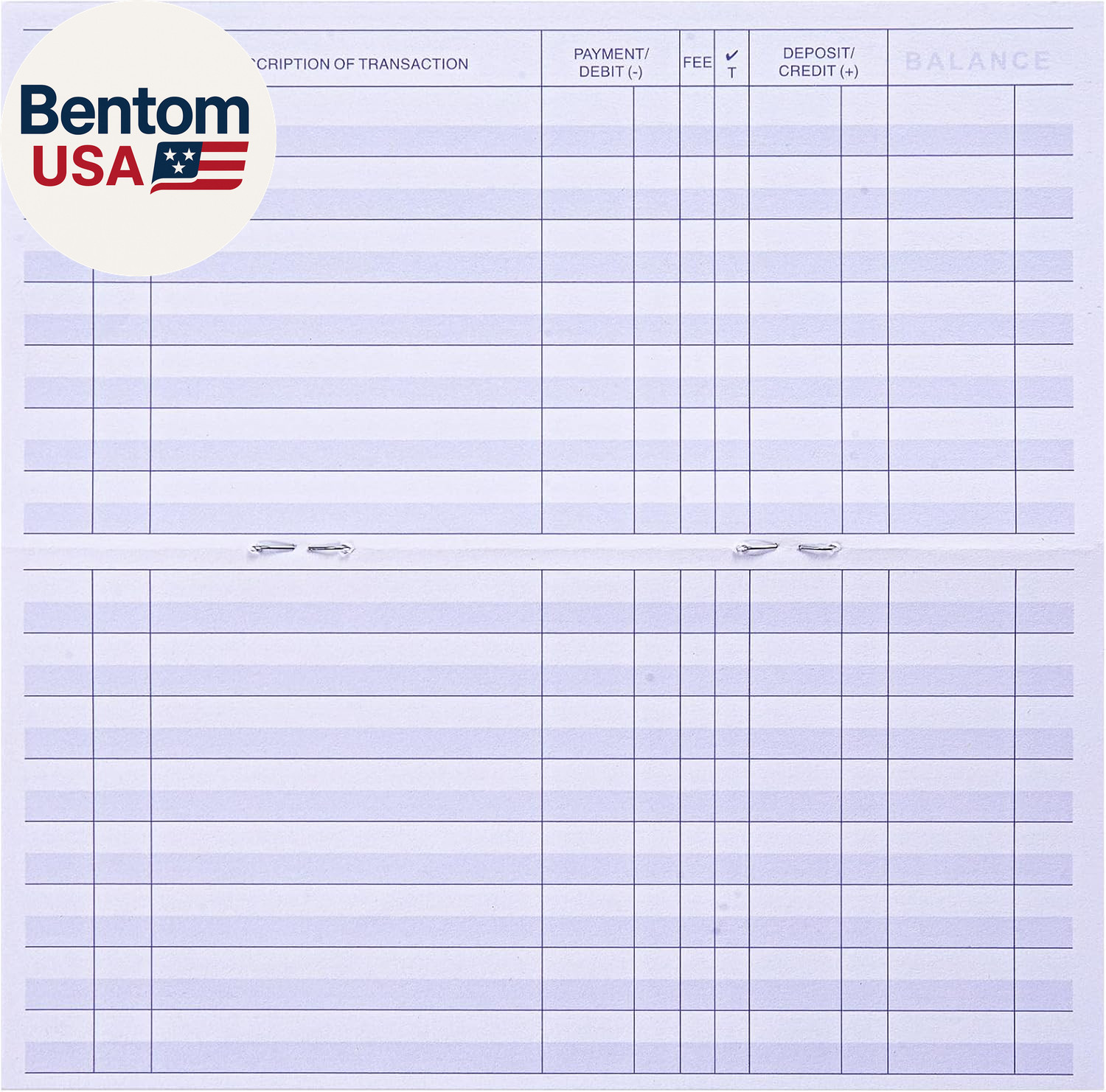 24 PCS Check Registers for Personal Checkbook, Easy to Read Checkbook Register