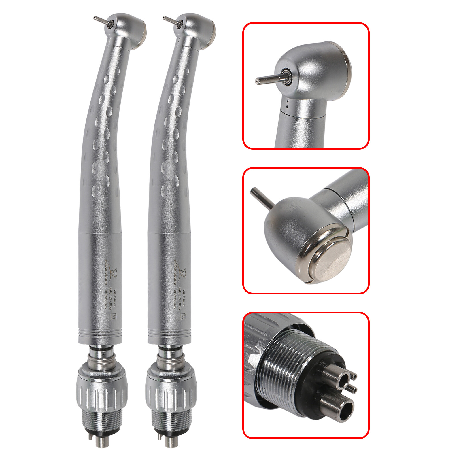 1-5pcs Yabangbang Dental High Speed Handpiece GD4 /4Hole Quick Coupler Swivel M4