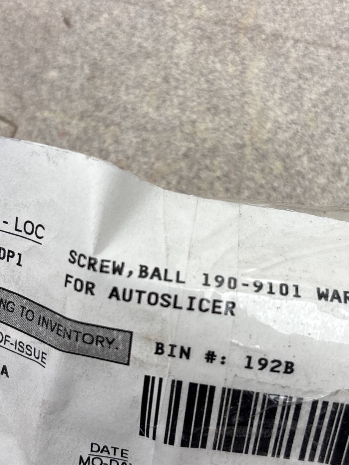 NEW NO BOX Thomaon 190-9101 Ball Screw, 0.750” x 0.200” Right Hand, ±0.004 in/ft