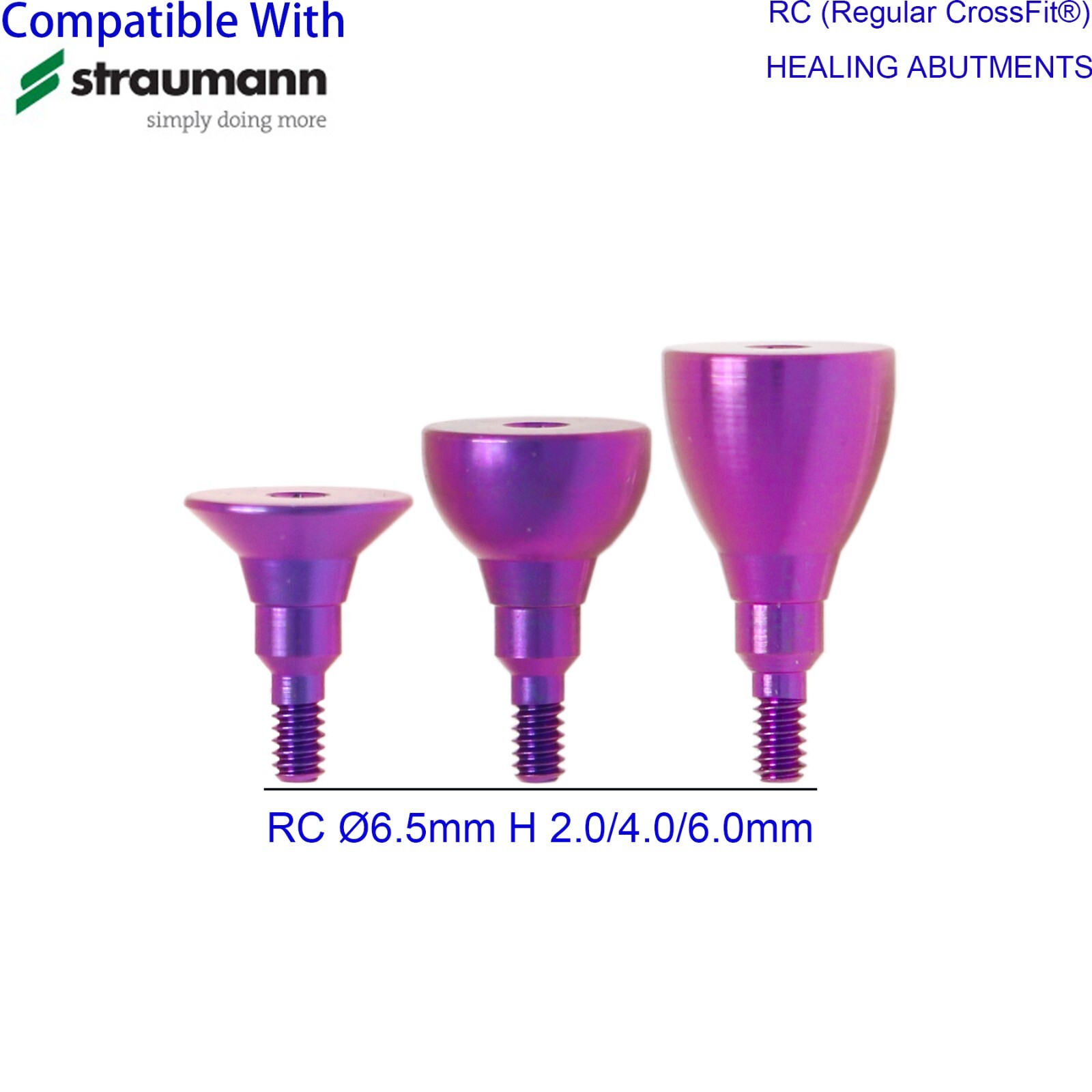 Dental Healing Abutment Healing Closure Mini Regular Fit Straumann ITI