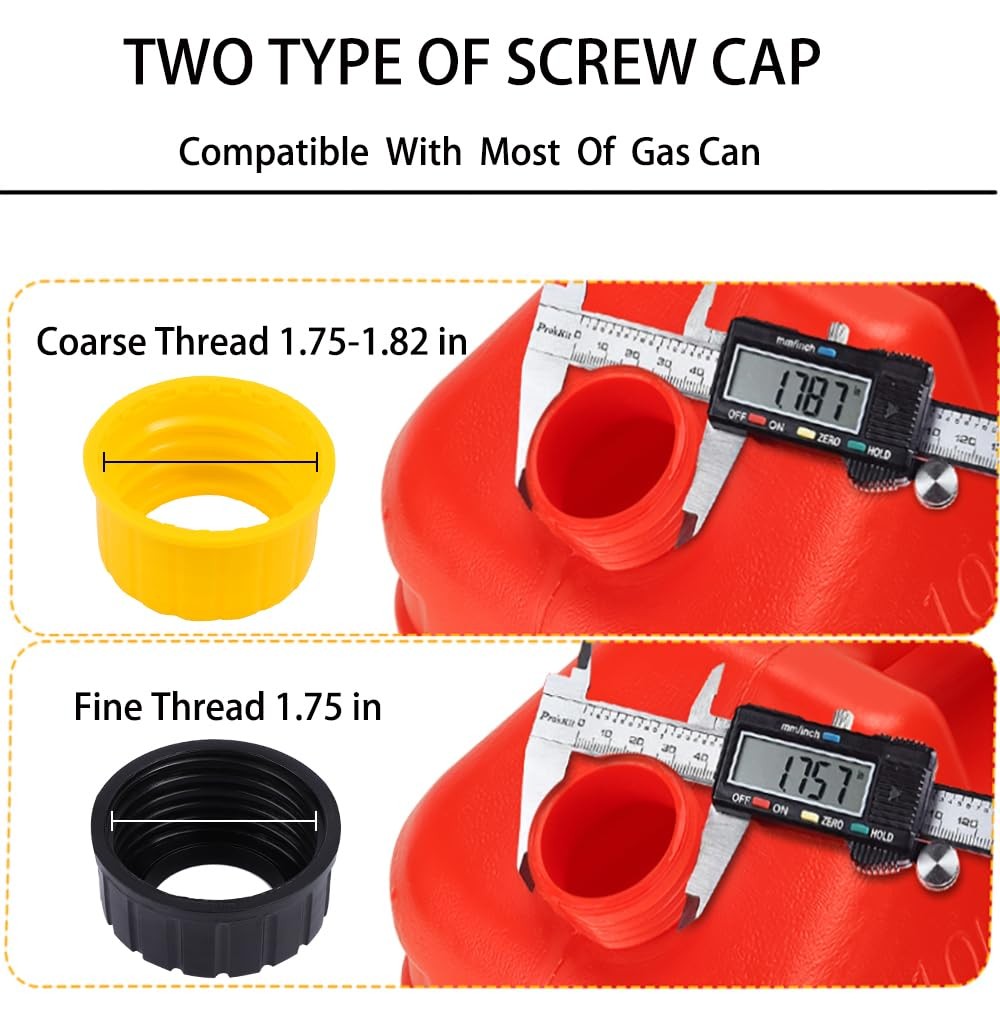 Gas Can Spout Replacement Universal Kit Leakproof Angle Nozzles Gasket Filter…