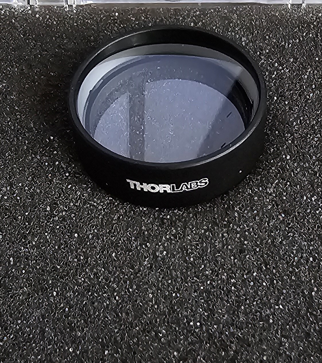 ThorLabs LK4245RM-B f= -100.0 mm, Ø1″, UVFS Mounted Plano-Concave Round Cyl Lens