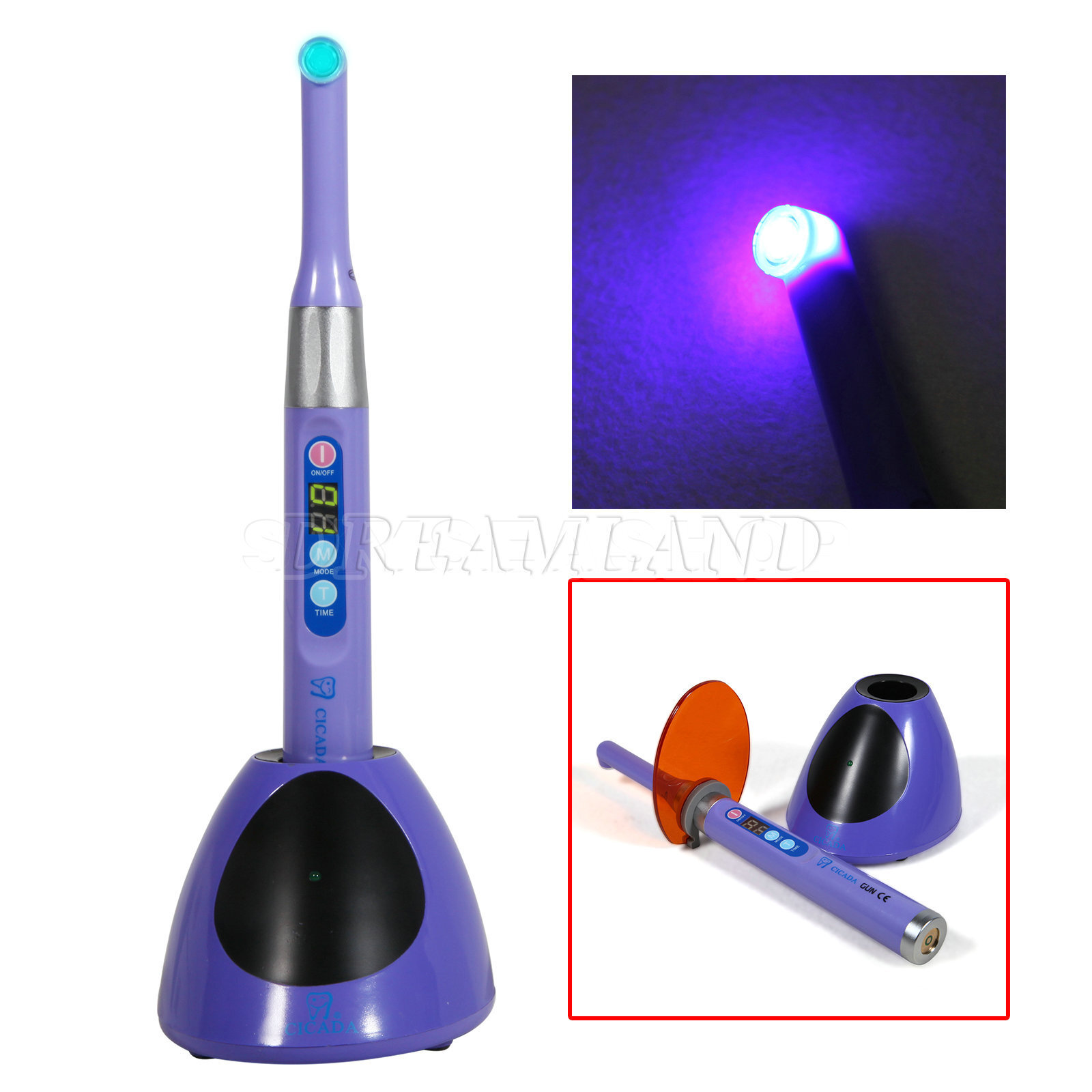 Woodpecker DTE Style Dental Wireless iLed Curing Light 1Second Cure Lamp 2300mW