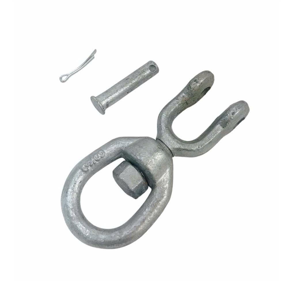 Swivel Marine Mooring Galvanized 2250 Pounds 3/8 inch JAW EYE