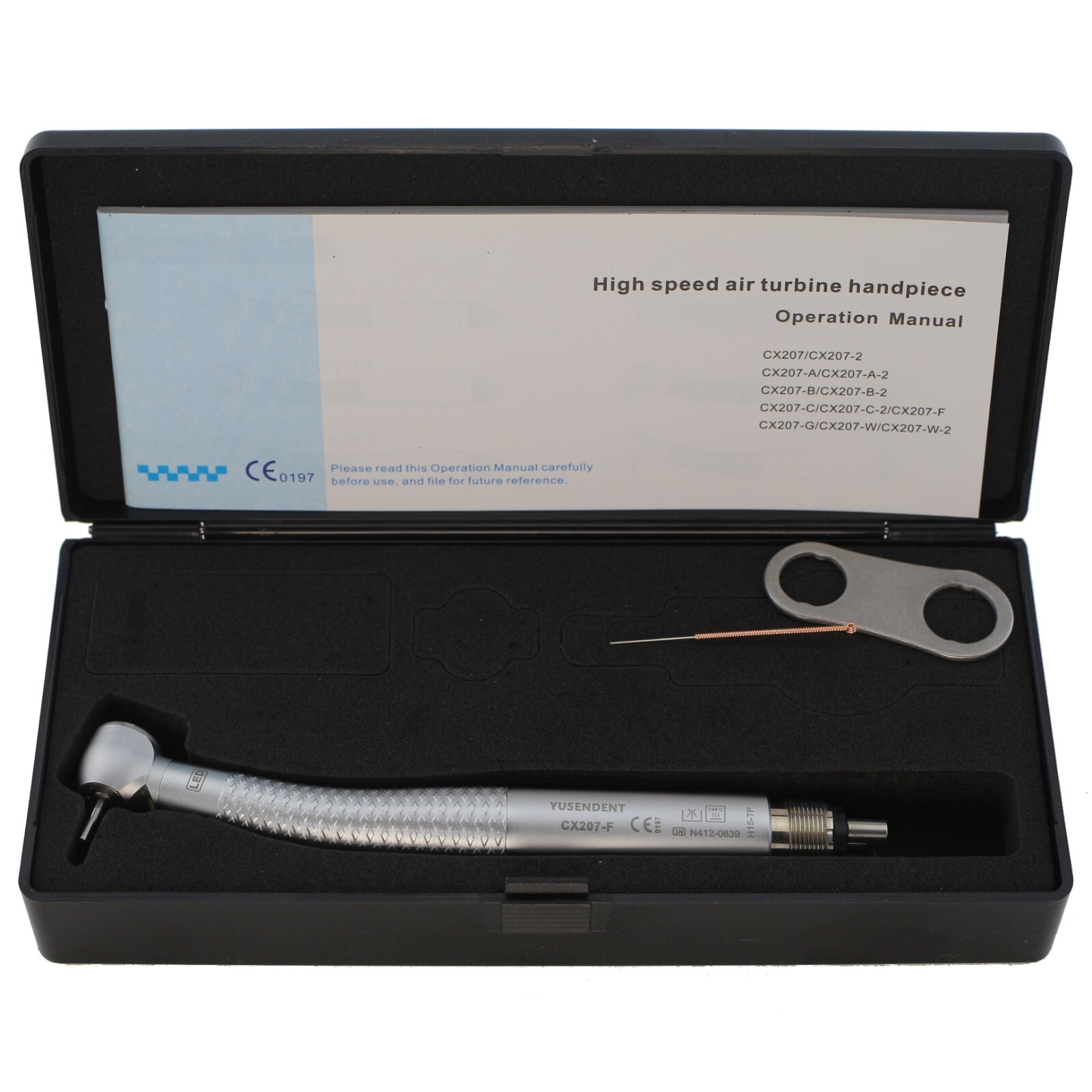 COXO Dental LED Handpiece 4 Hole High Speed Turbine Big Torque CX207-F Midwest