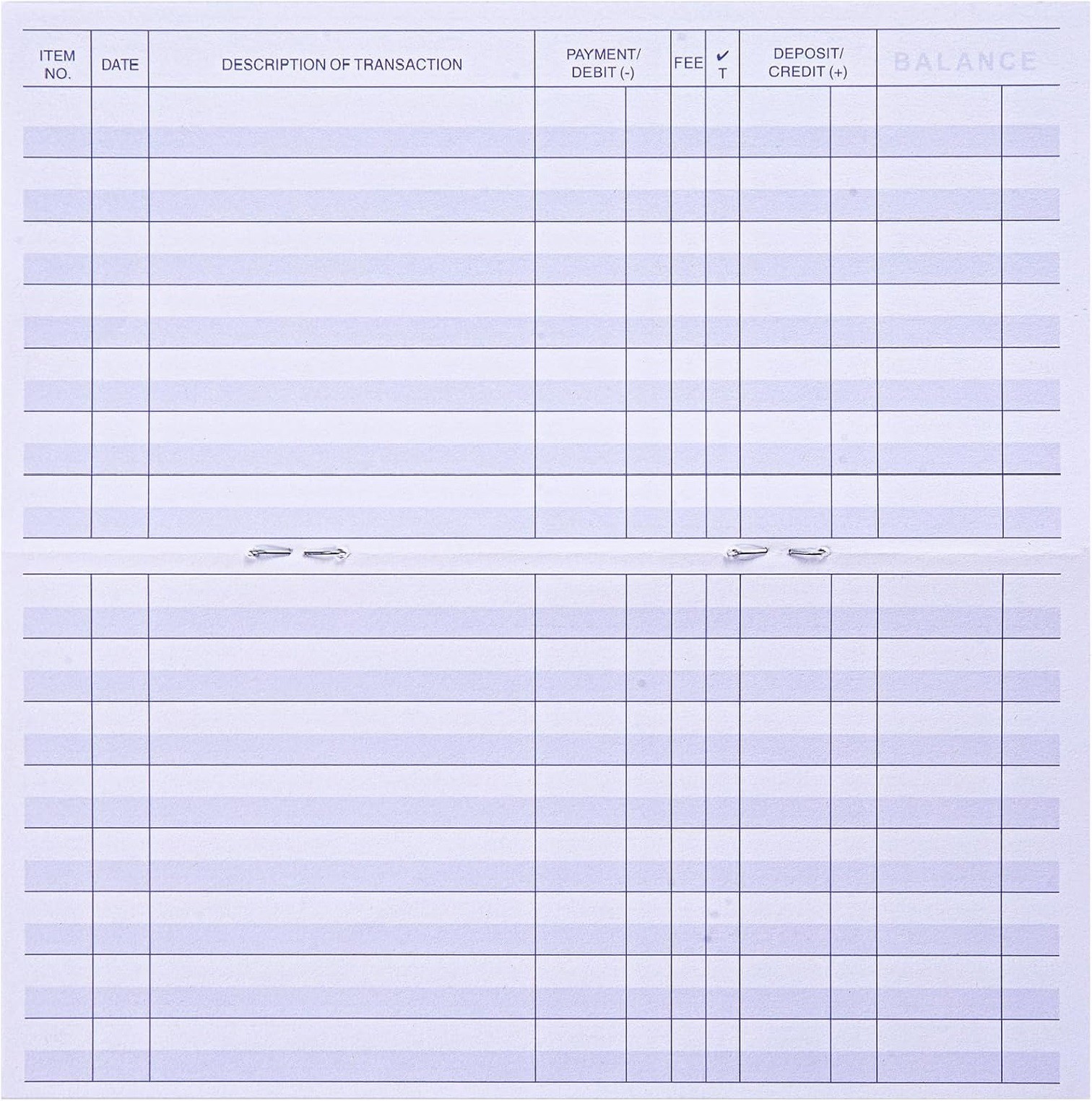 24 PCS Check Registers for Personal Checkbook, Easy to Read Checkbook Register