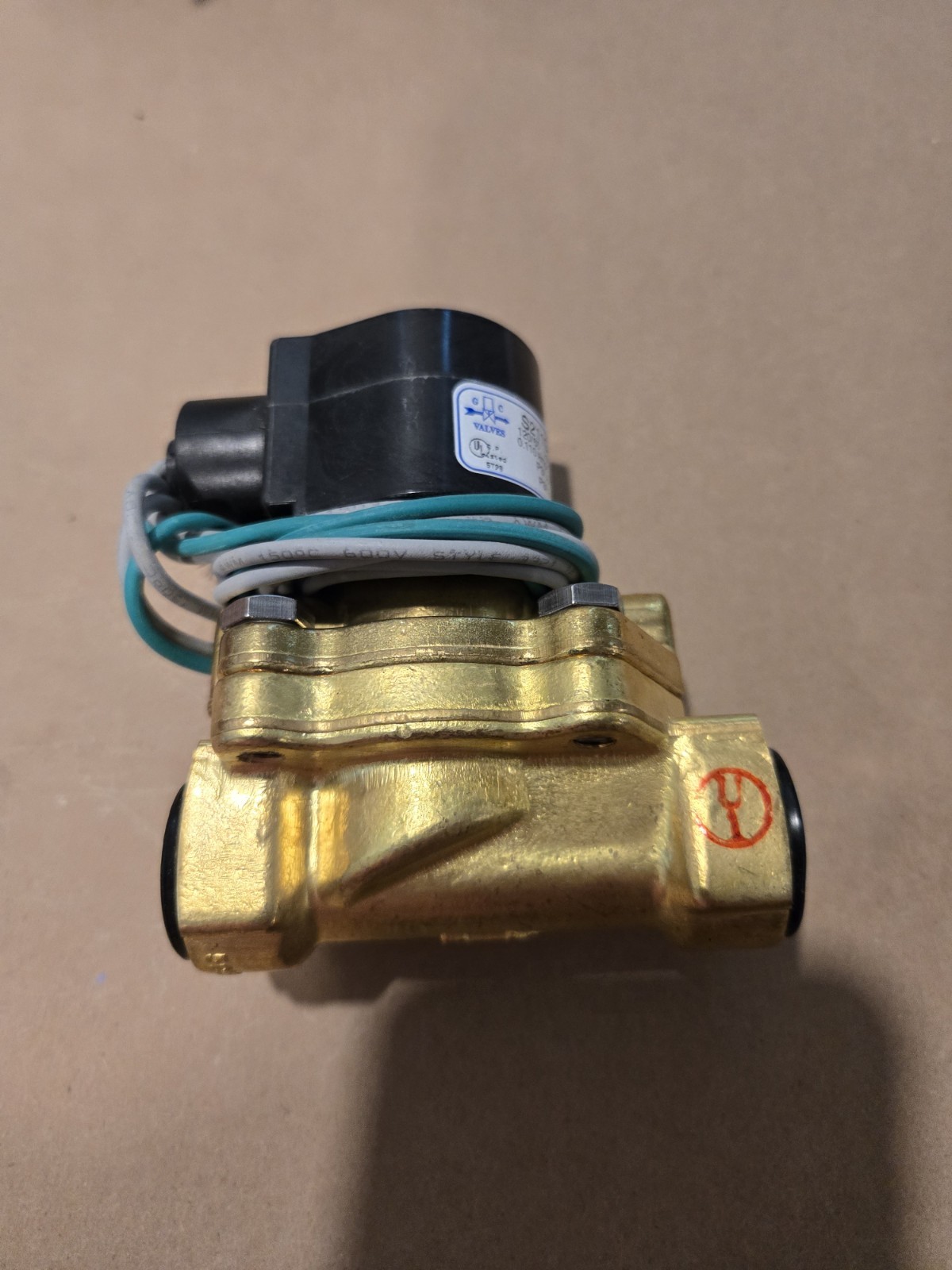 NOS GC Valves 2-Way,N.C. 1/2″ NPT 100PSI Steam Volts:110/50,120/60 S211GH02T4DG1